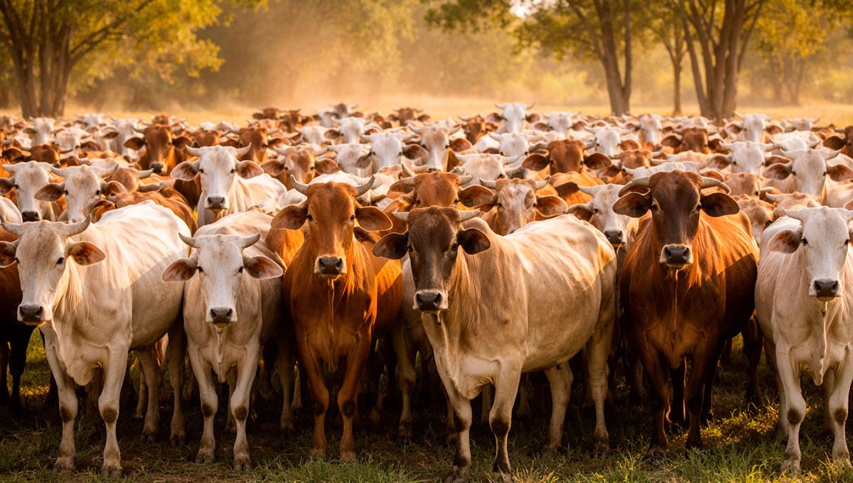 Rondônia está entre estados com maior crescimento do rebanho bovino no Brasil, aponta IBGE