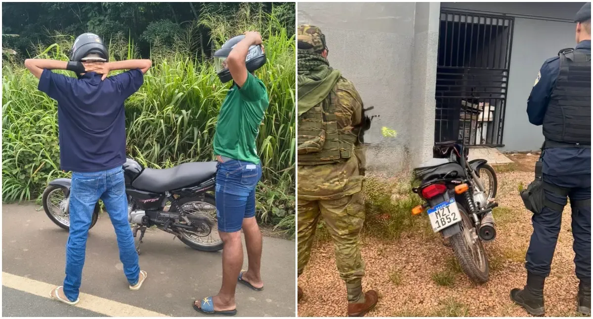 Veículo roubado é recuperado na BR-364 e dois homens são presos em operação