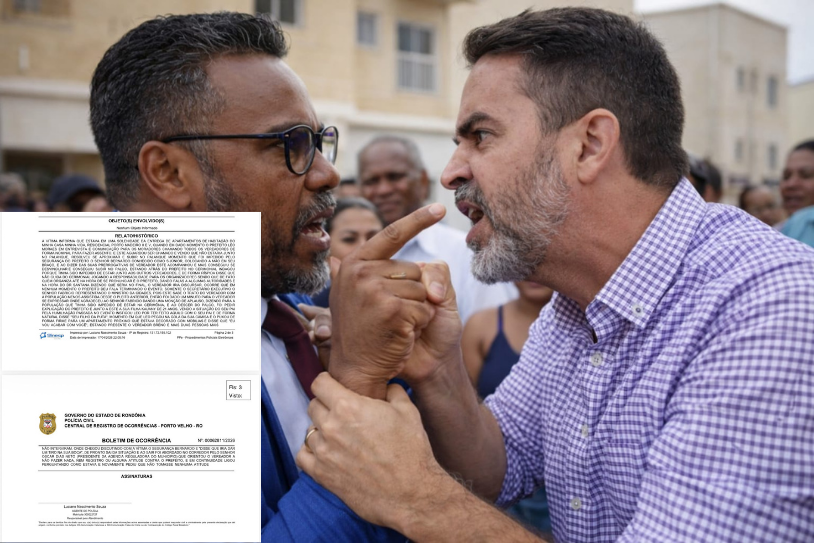 Boletim de ocorrência relata agressão e ameaça durante evento com prefeito em Porto Velho