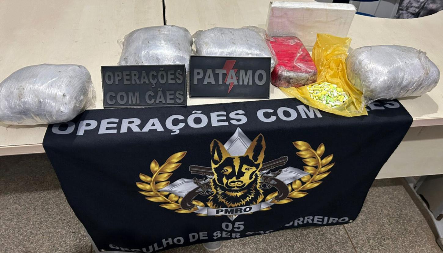 Polícia Militar prende mulher com maconha, cocaína, crack e ecstasy na rodoviária