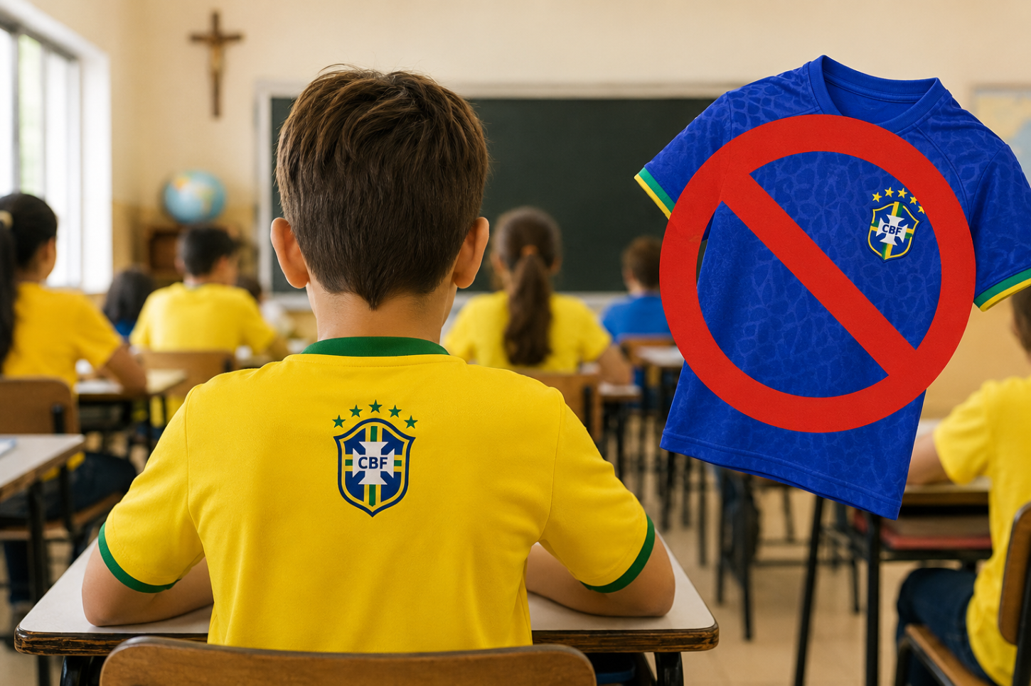 Camisa amarela sim, camisa azul não: pais questionam possível influência política em tradicional escola de princípios cristãos de Porto Velho