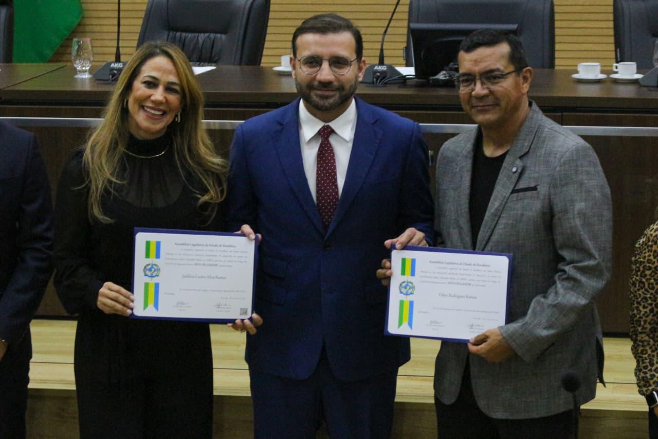 Deputado Ribeiro do Sinpol homenageia Igreja Às Nações por atuação social e evangelística em Rondônia