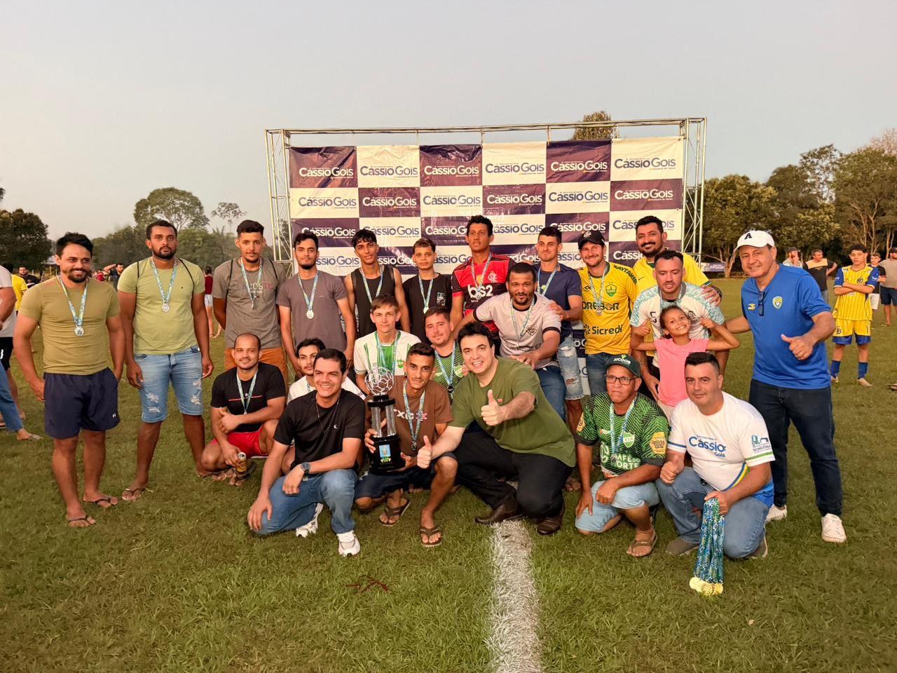 Final da Liga Rural 2026 lota campo da Linha 6 e destaca apoio de Cássio Gois ao esporte rural