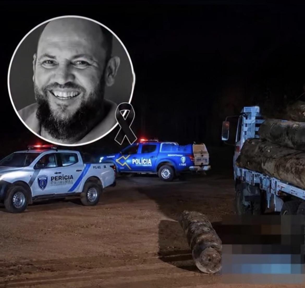 Homem morre após Tora de madeira atingi-lo