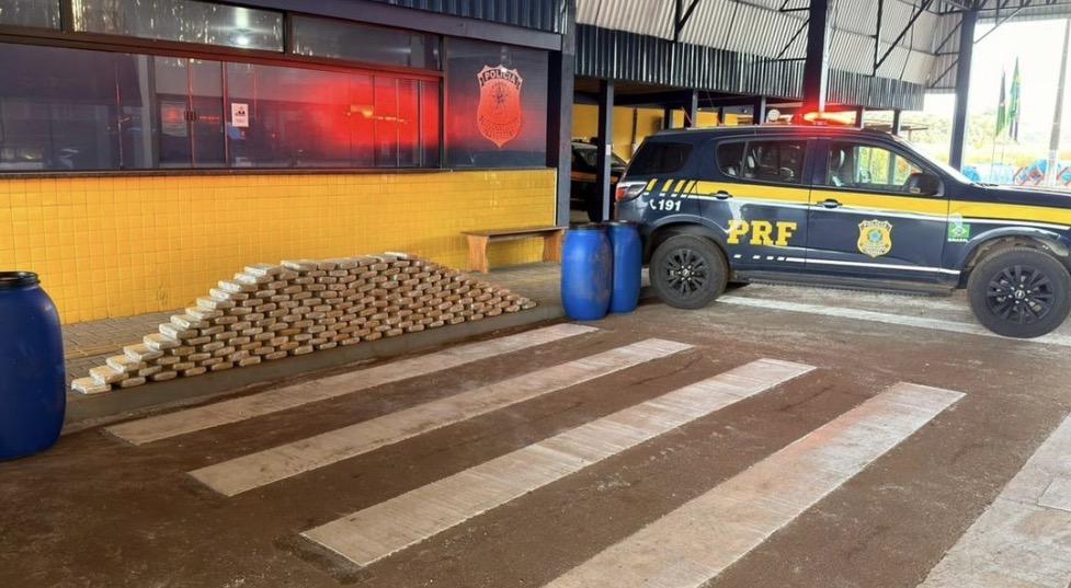 PRF apreende quase 200kg de drogas