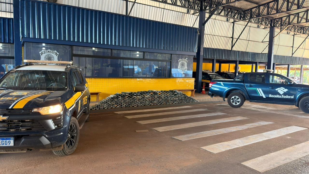 *Ação conjunta entre PRF em Rondônia e Receita Federal resulta na apreensão de mais de 460 kg drogas em Vilhena*