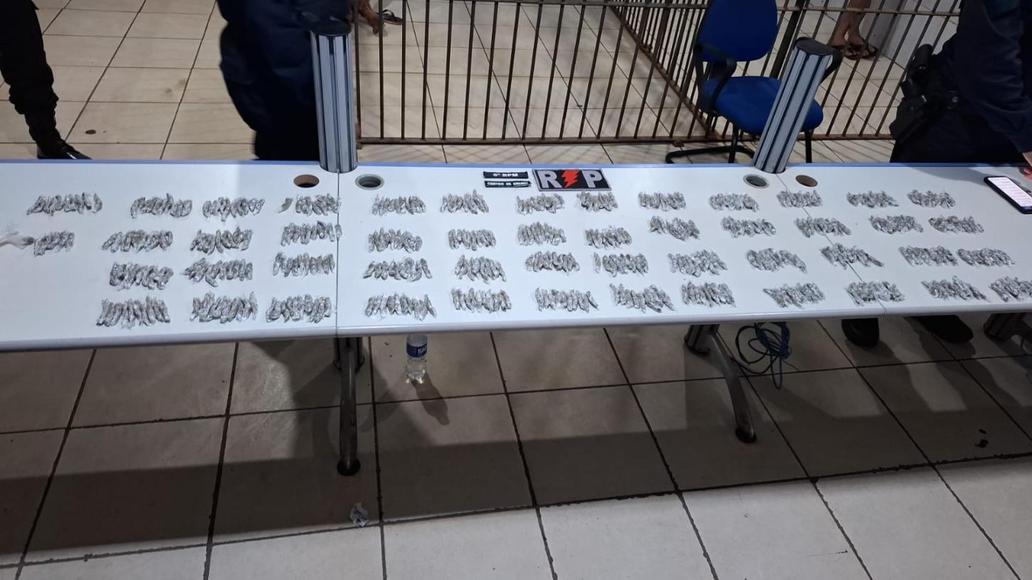 Operação Saturação apreende quase 500 porções de maconha e prende suspeito de tráfico em Porto Velho