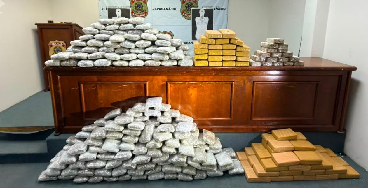 Polícia apreende 240kg  de drogas em operação