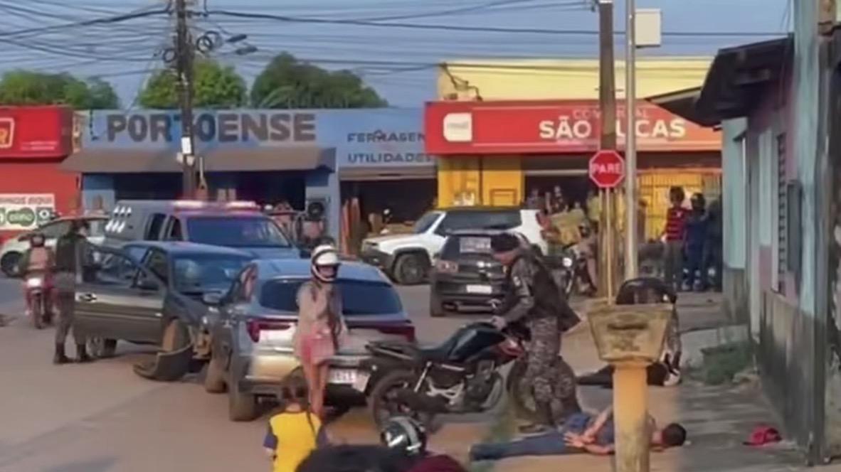Criminosos são baleados na zona sul de PVH após perseguição