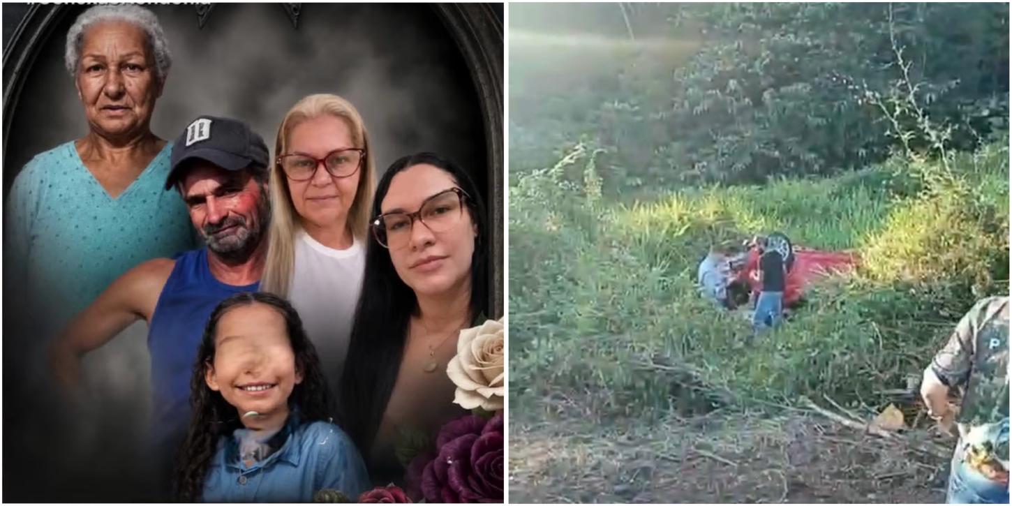 Família morre em acidente na Br-364