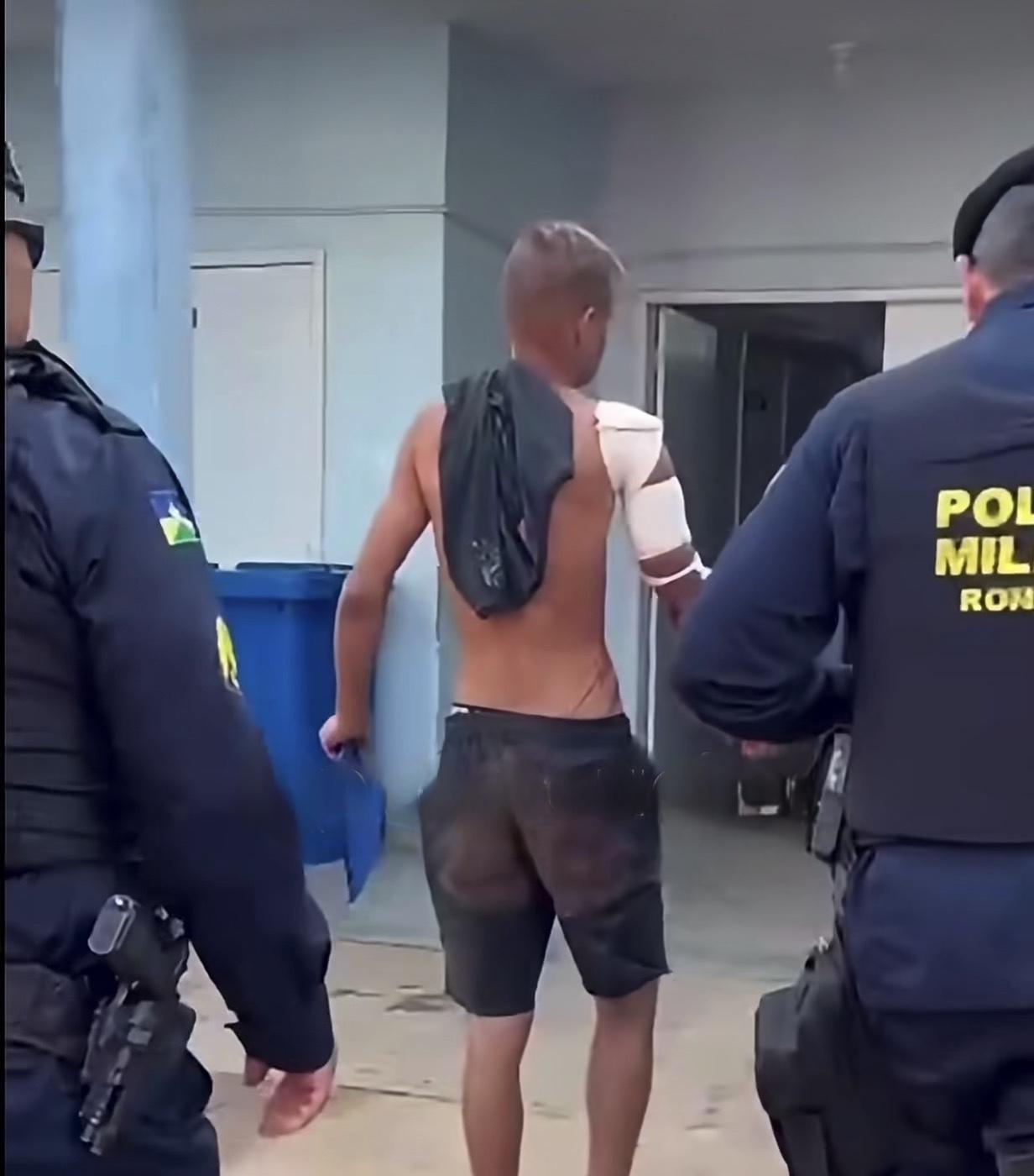 Homem é esfaqueado após tentar agredir mulher