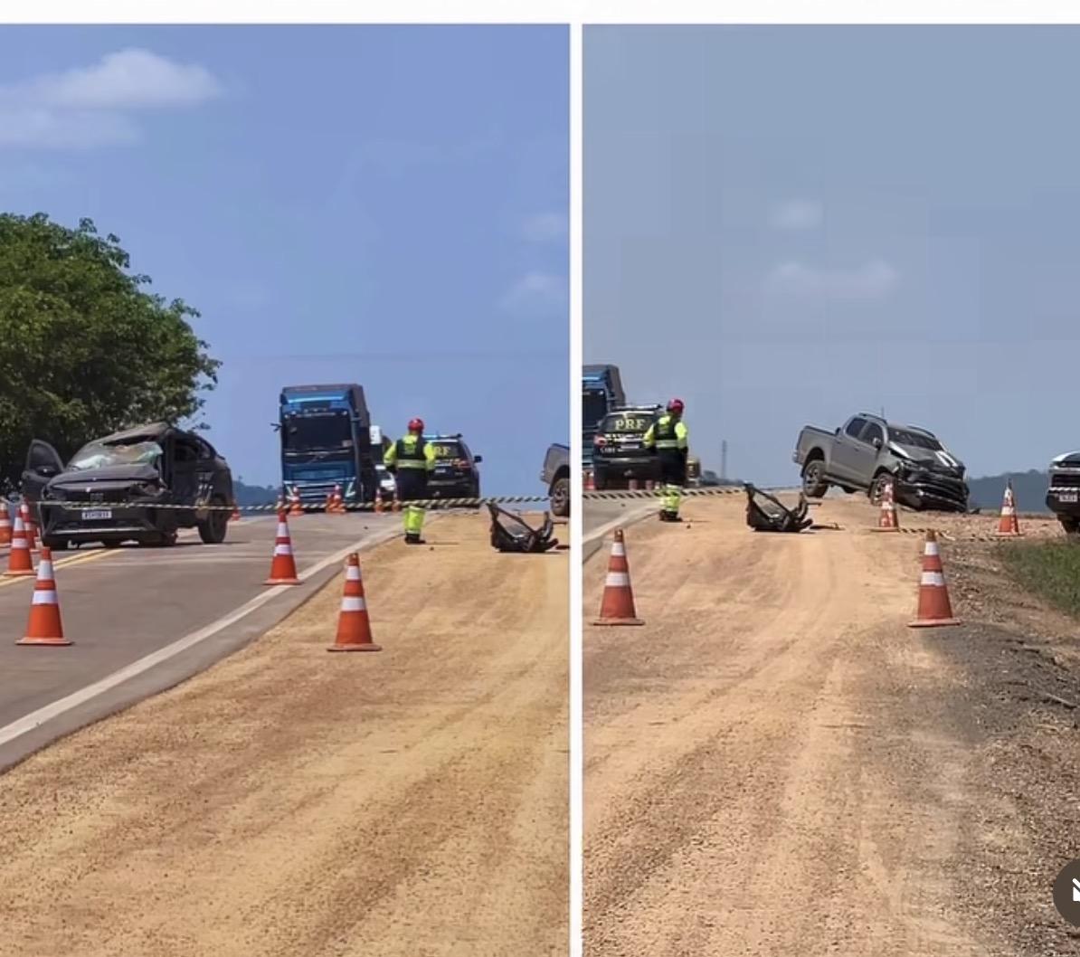 Acidente na Br- resulta em duas mortes