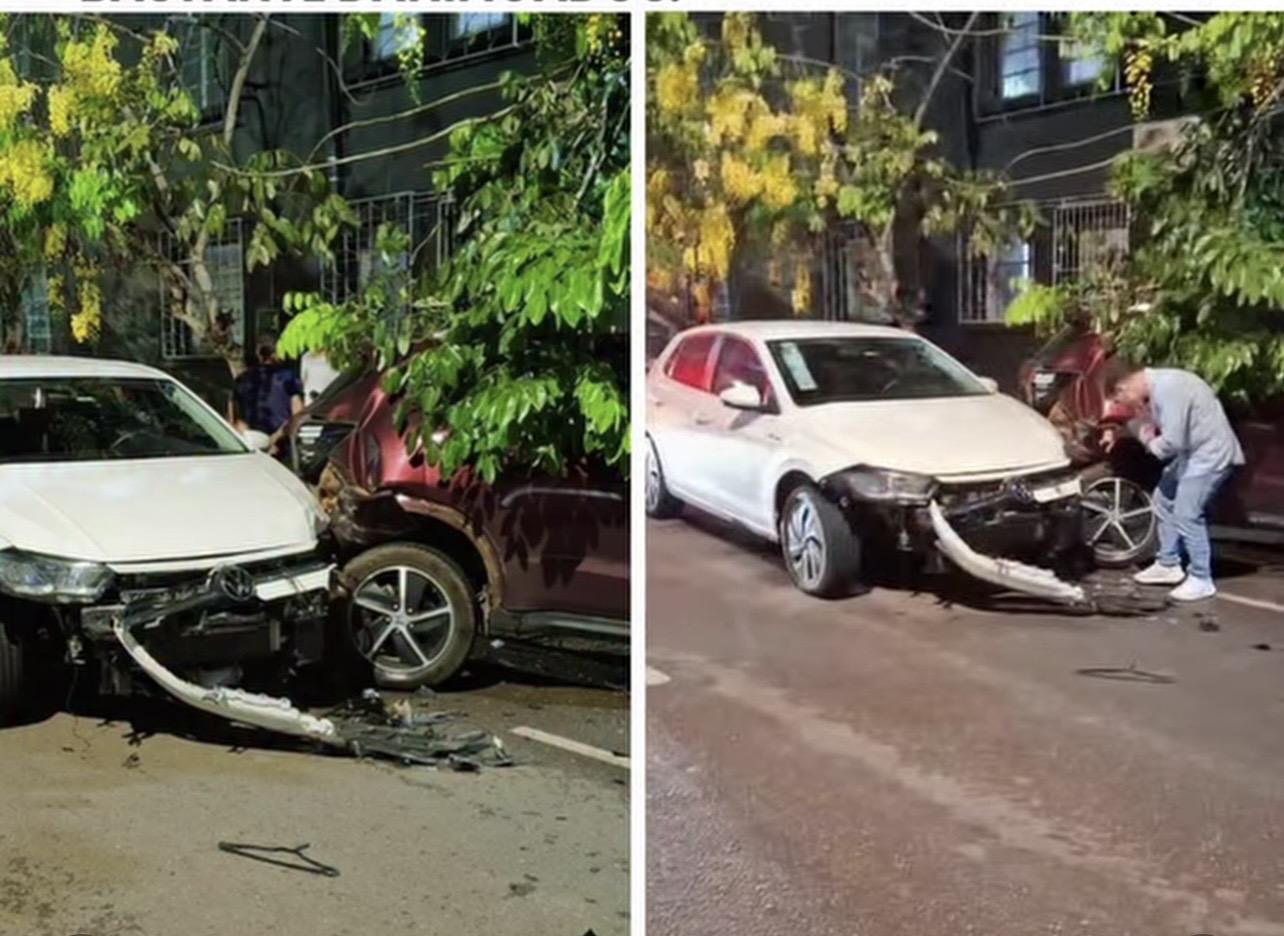 Colisão envolvendo dois carros deixa feridos no centro