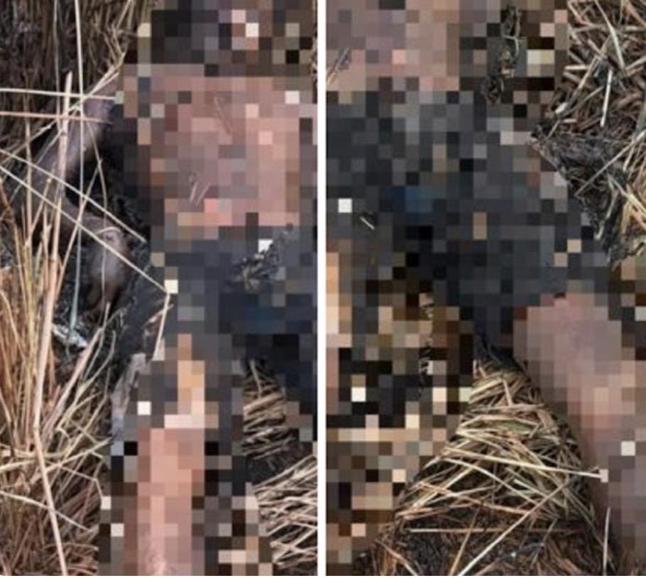 Homem é encontrado morto com o corpo queimado