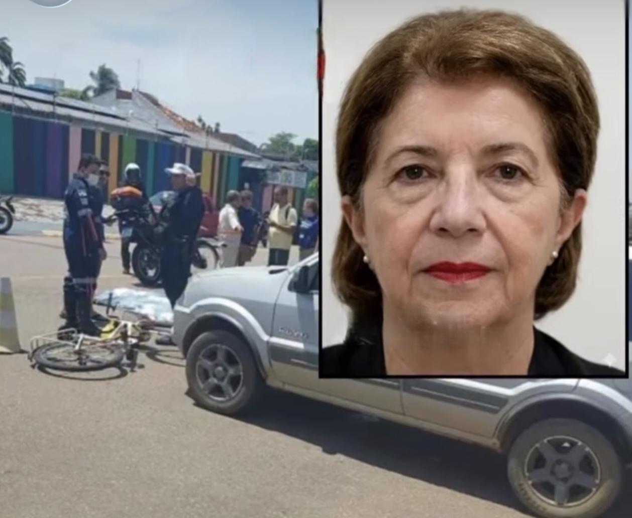 Idosa morre após ser atropelada na Capital