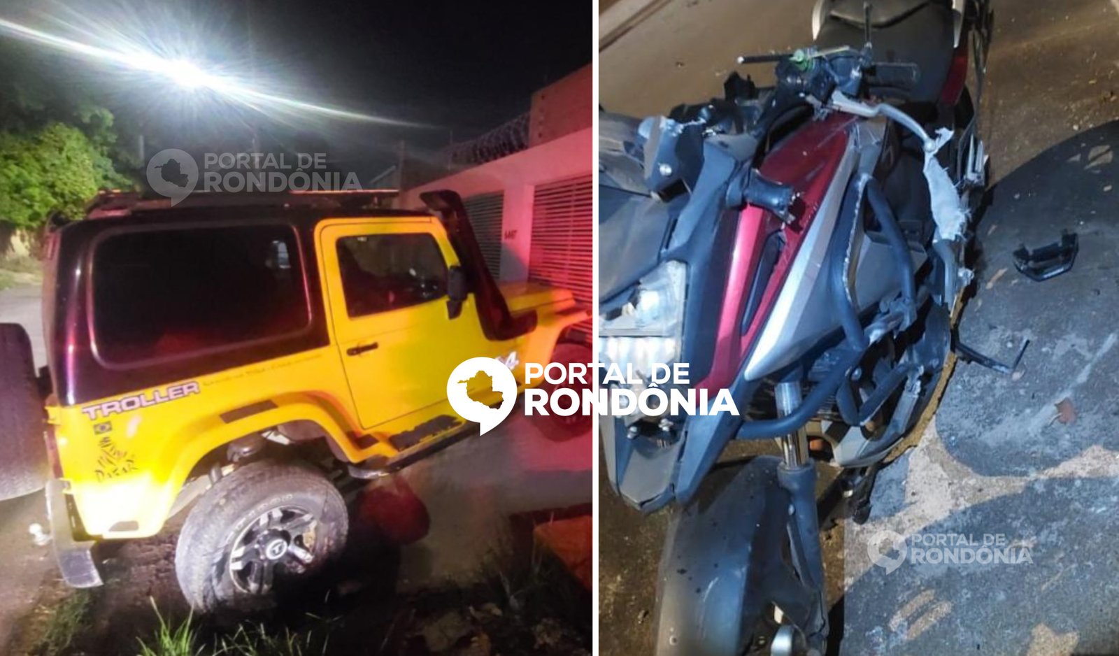 Motorista embriagada atropela e mata motociclista no centro de Porto Velho